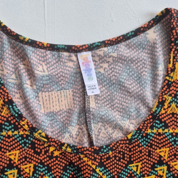 Vibrant And Bold Lularoe Perfect T - Picture 2 of 6